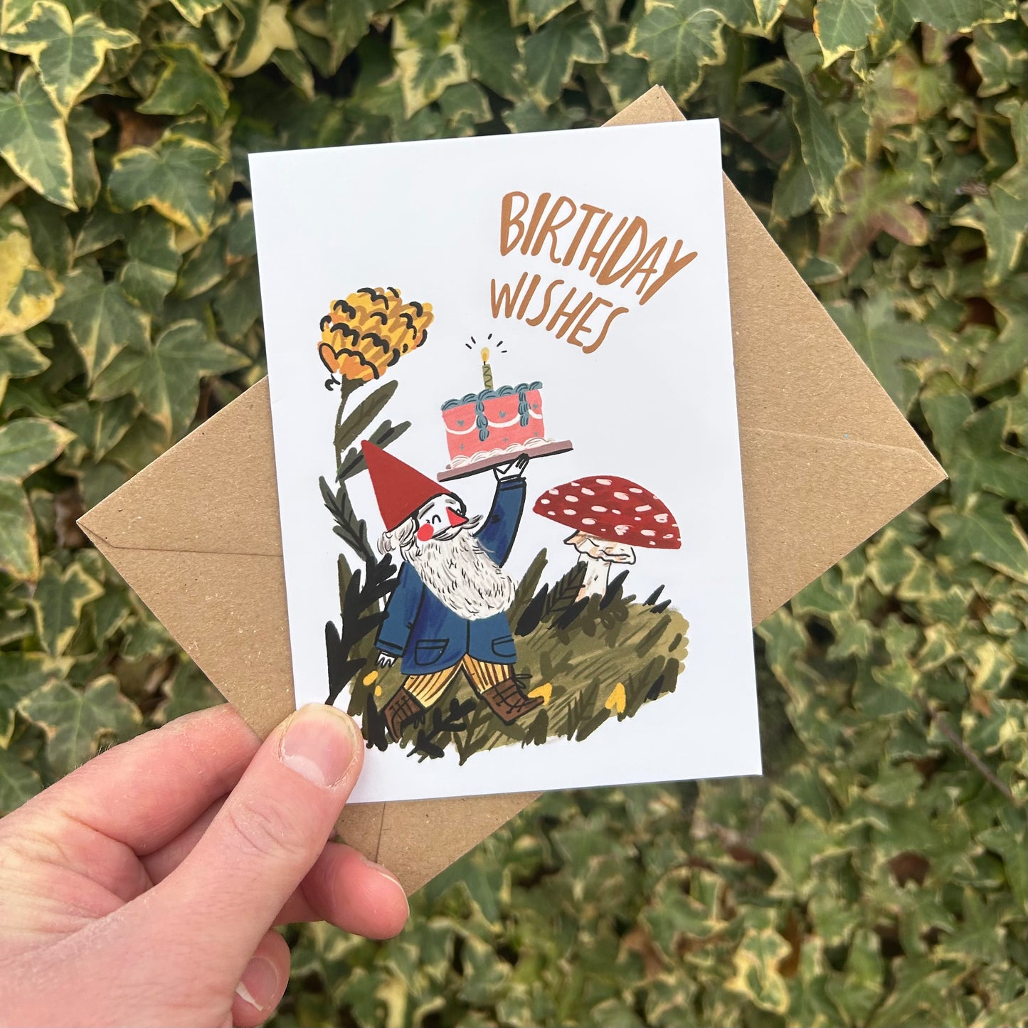 Gnome birthday card