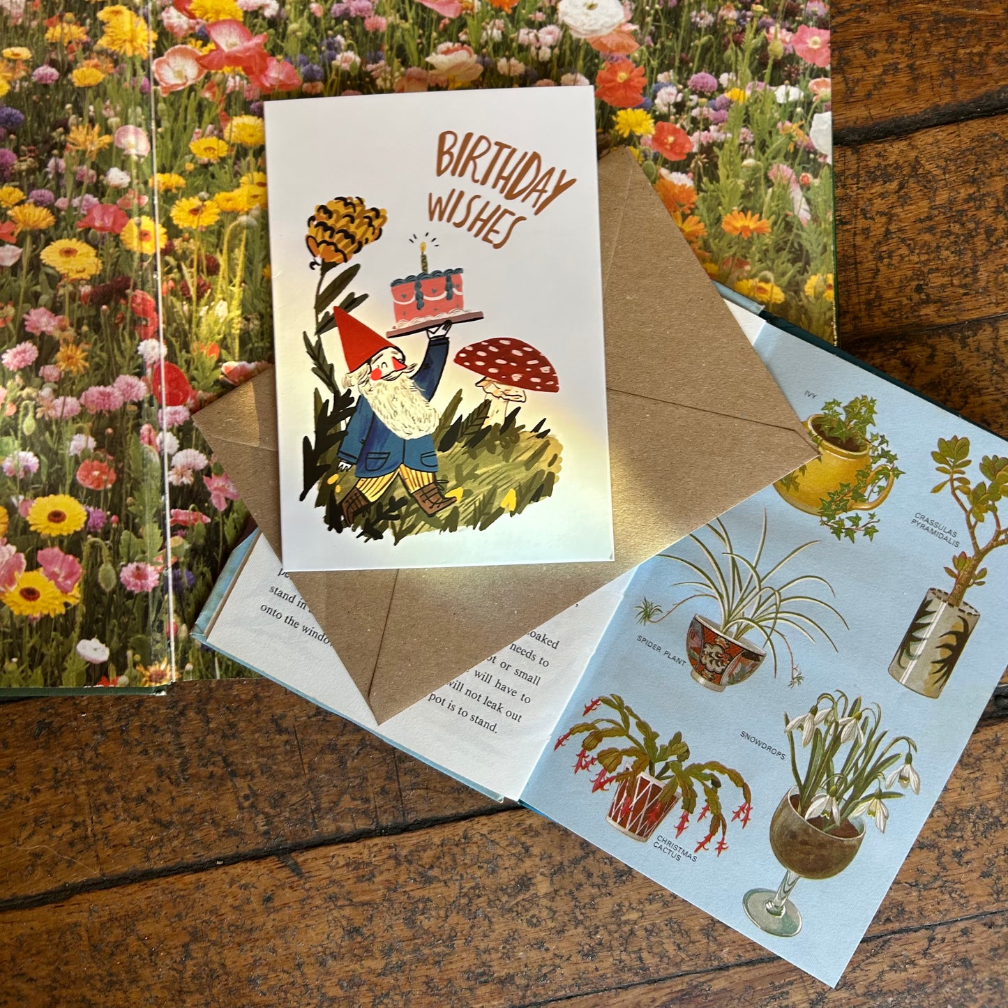 Gnome birthday card