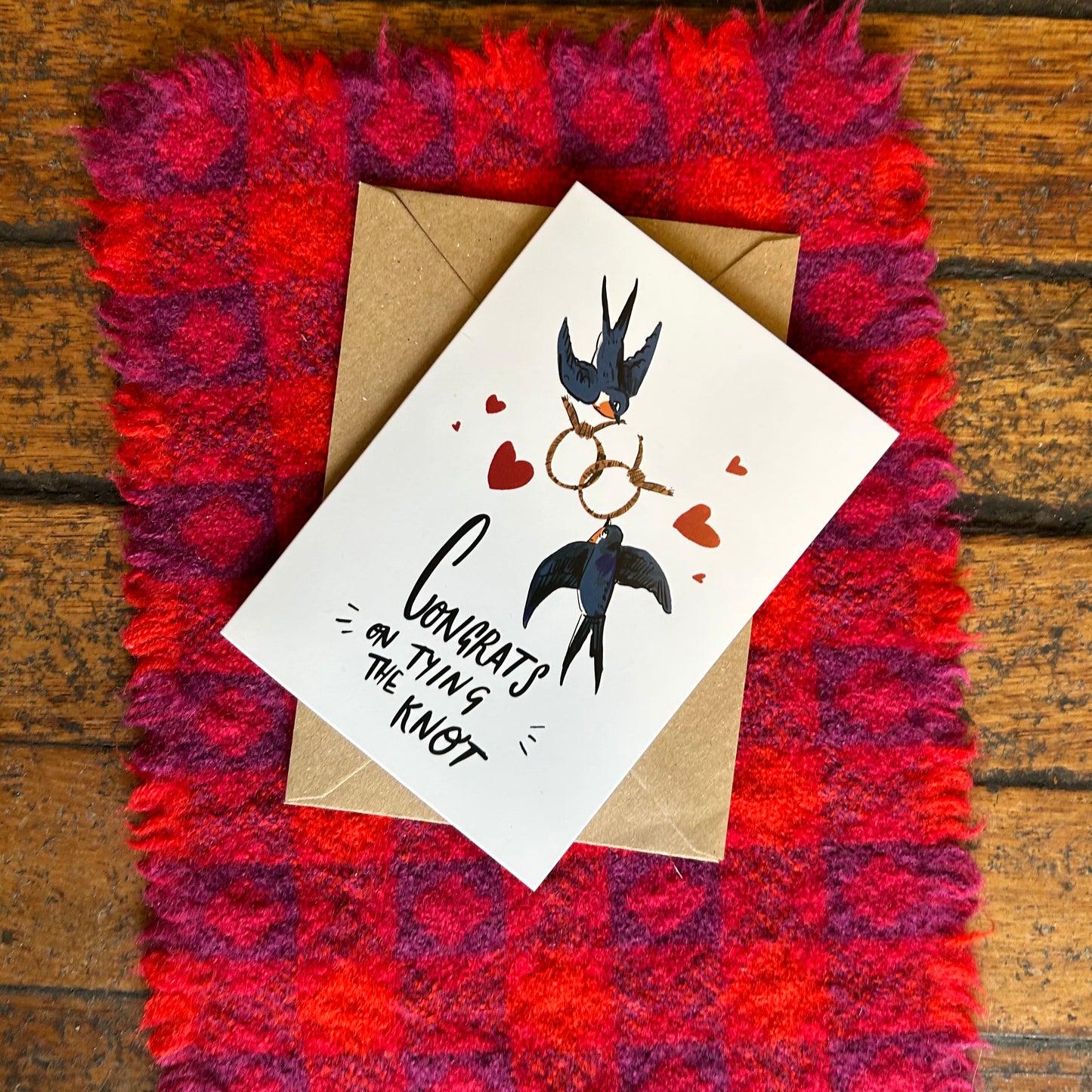 Congrats pm tying the knot card