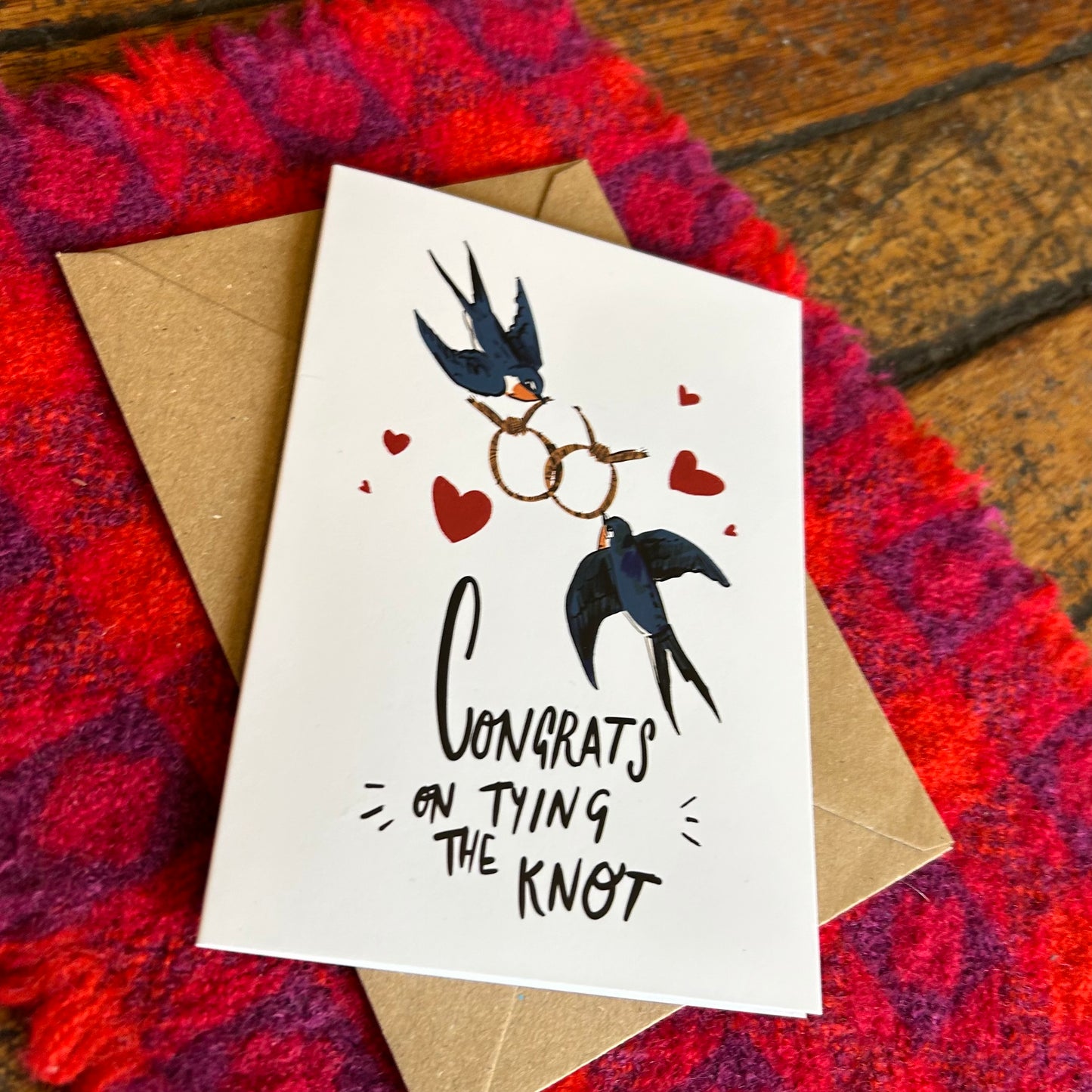 Congrats pm tying the knot card