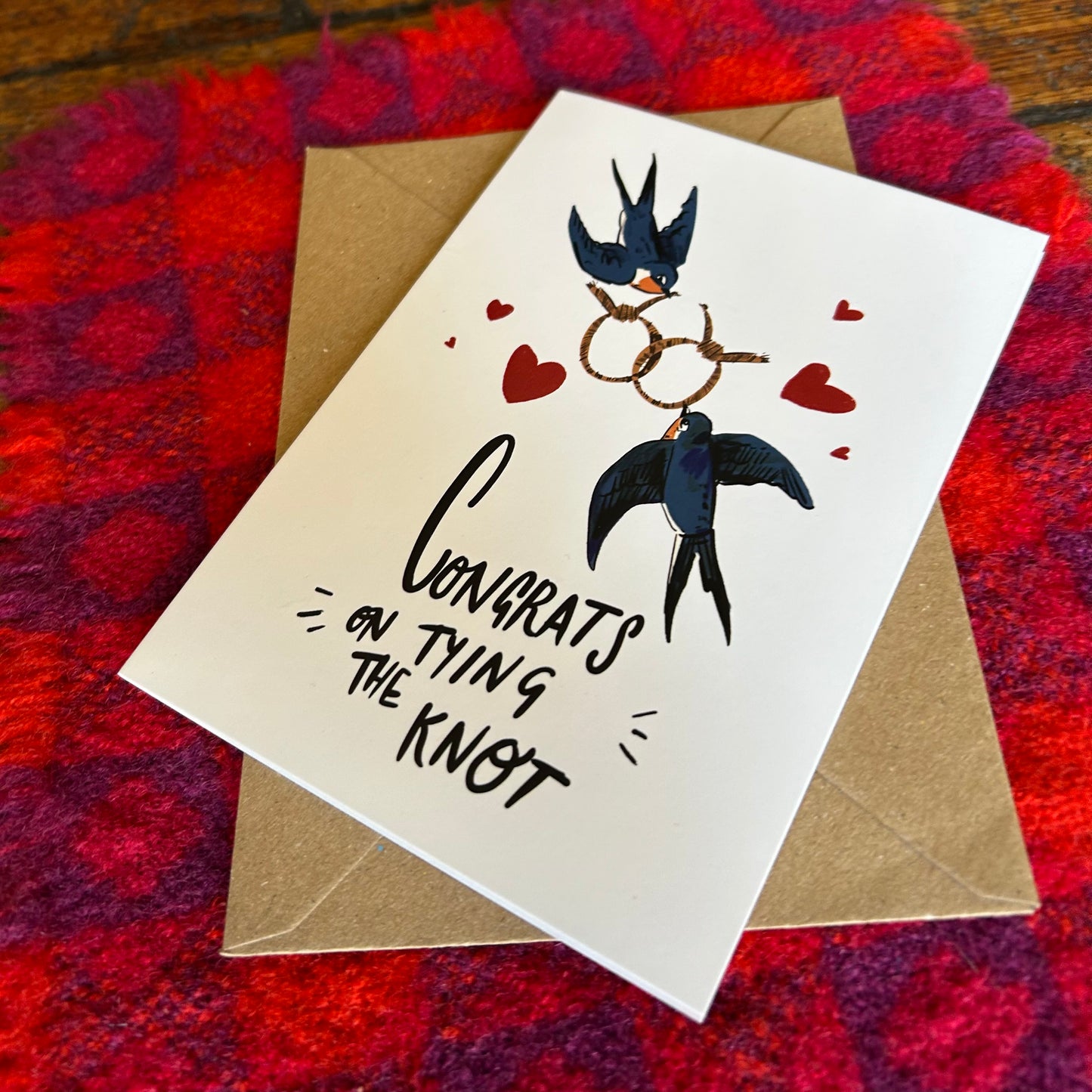 Congrats pm tying the knot card