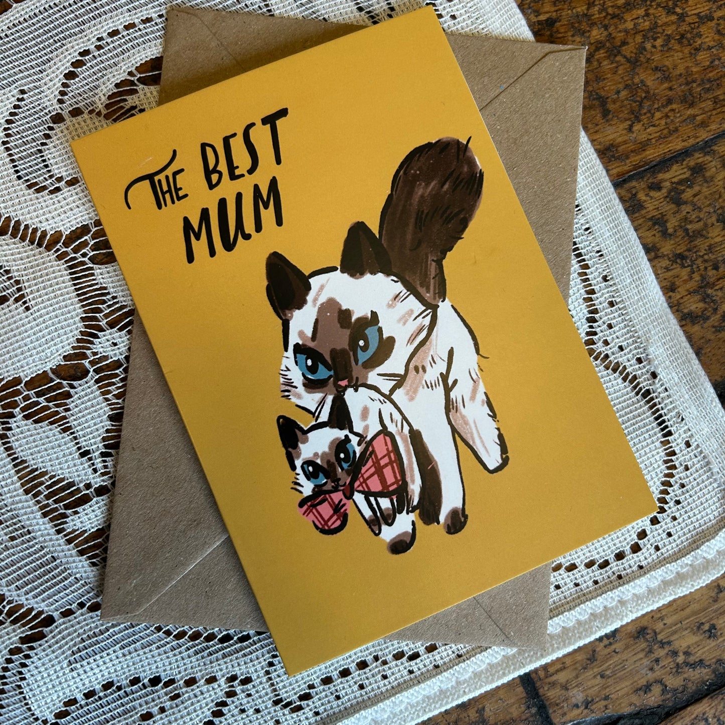 Best mum (cat) card