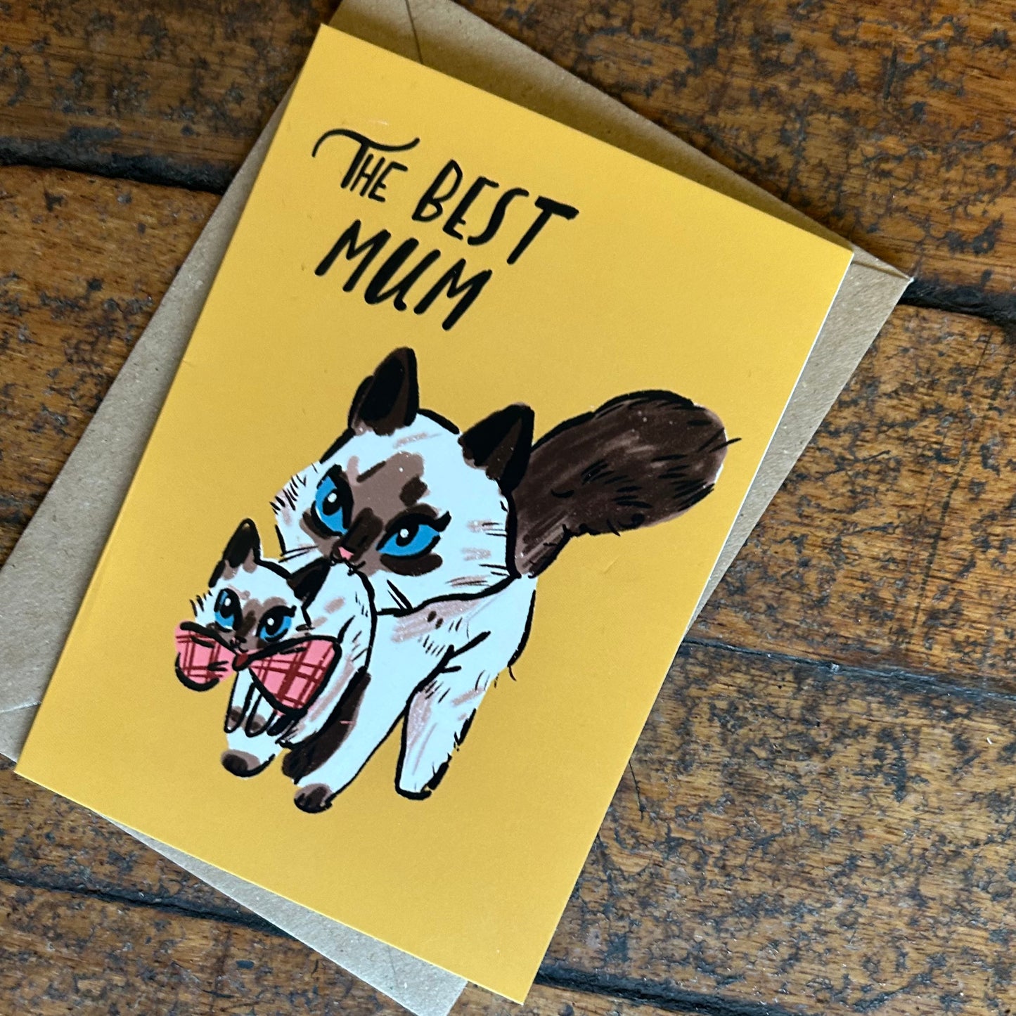 Best mum (cat) card