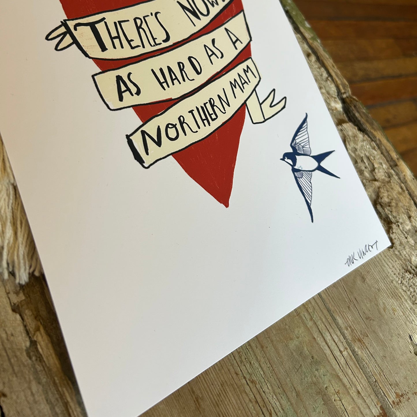 A3 Northern mam print