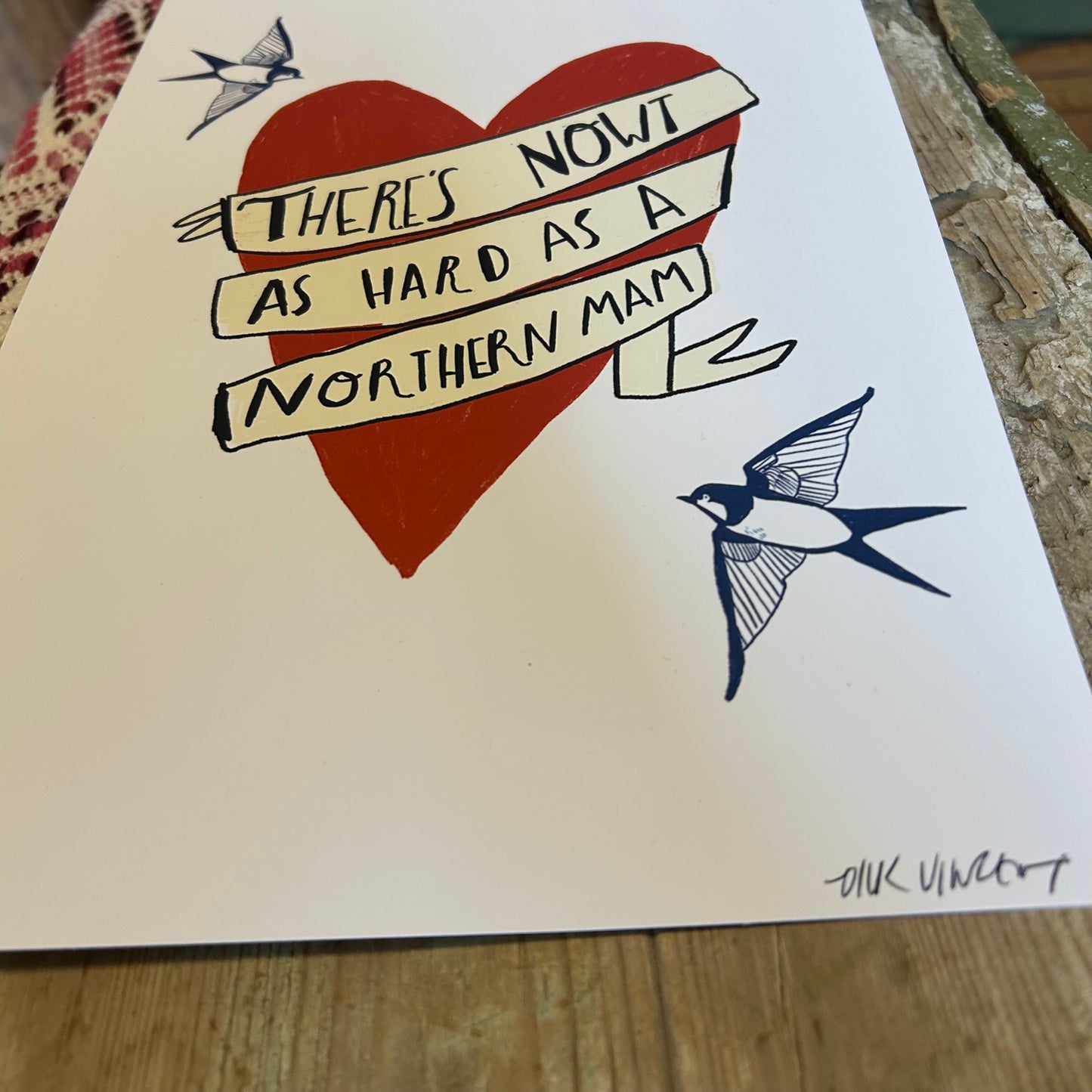 A3 Northern mam print