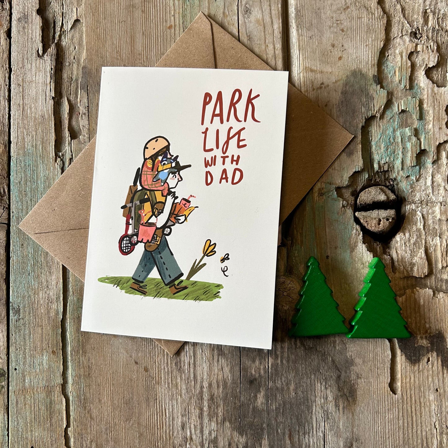 Park life with dad card