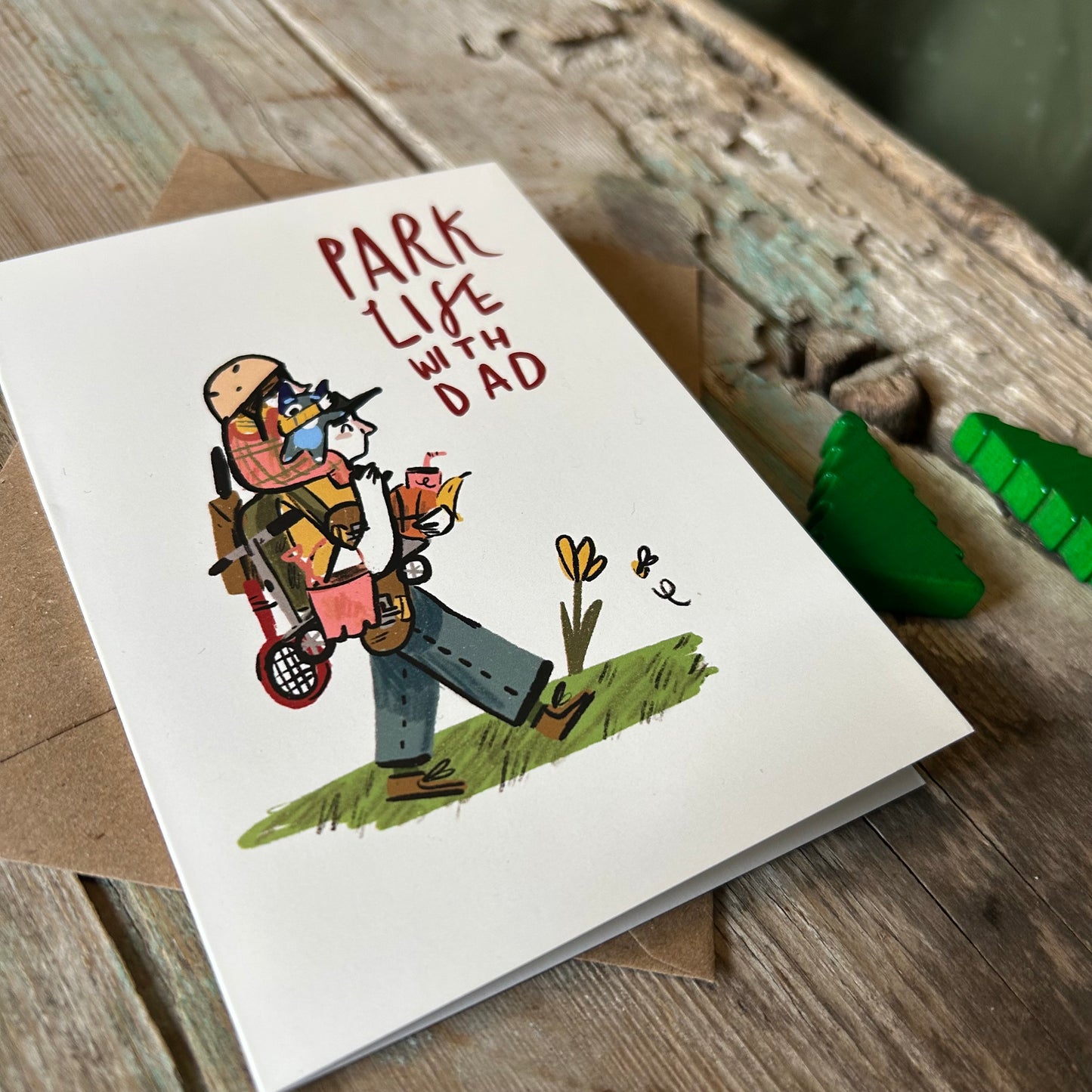Park life with dad card