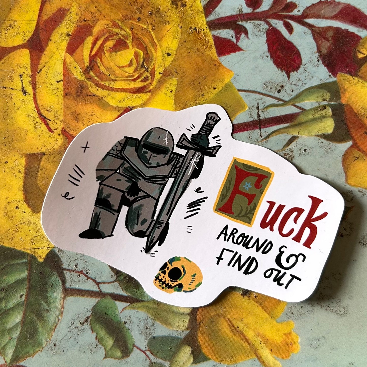 F around sticker