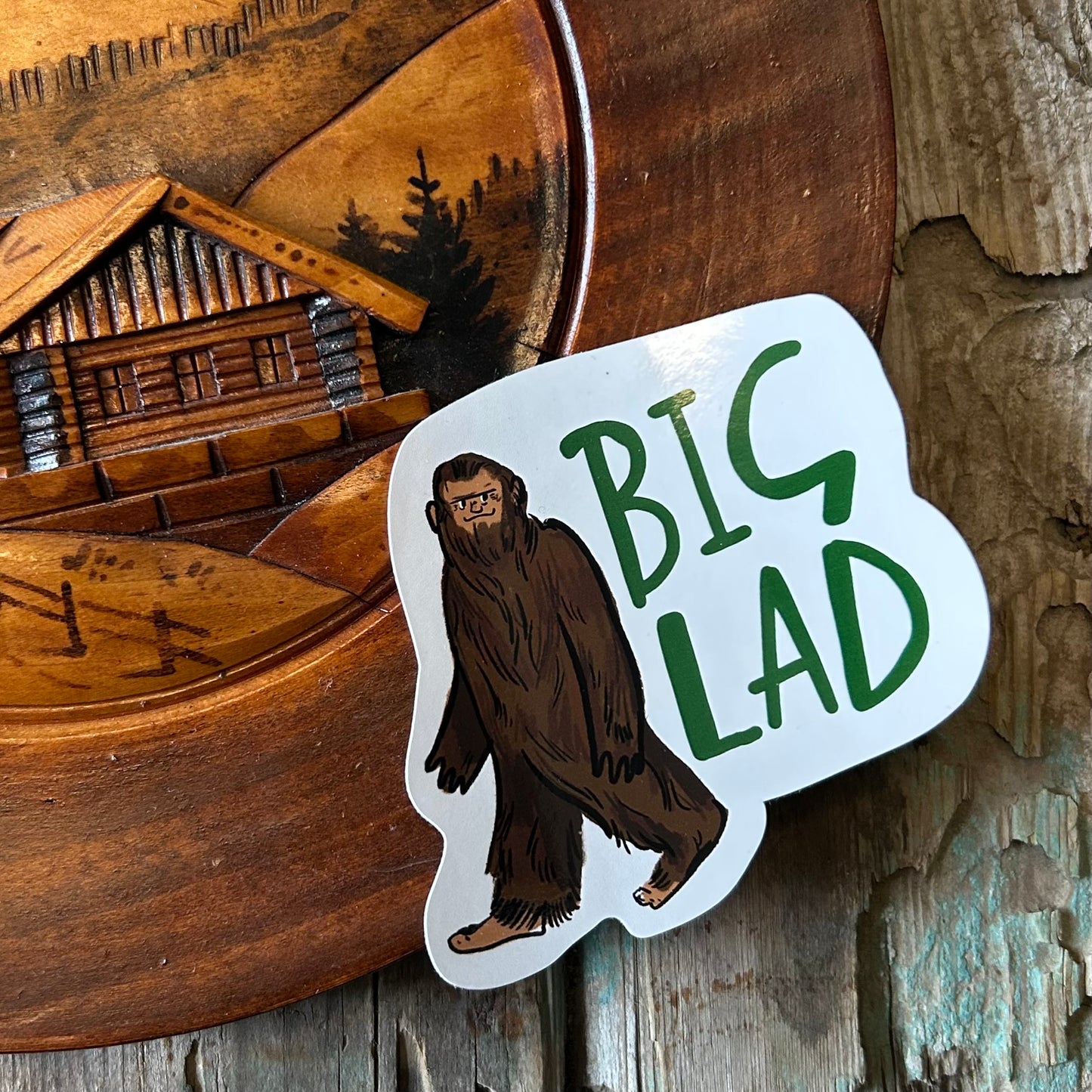Big lad sticker