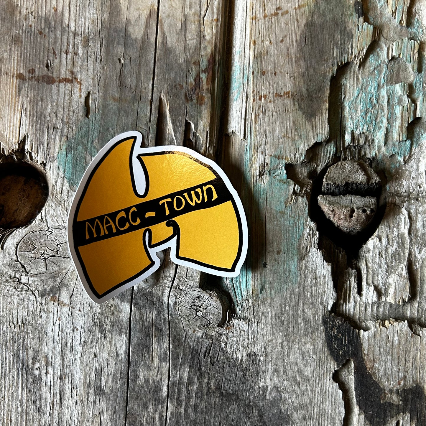 Macc town clan sticker