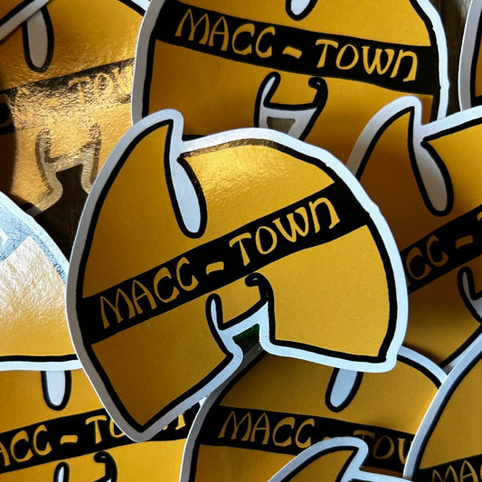 Macc town clan sticker