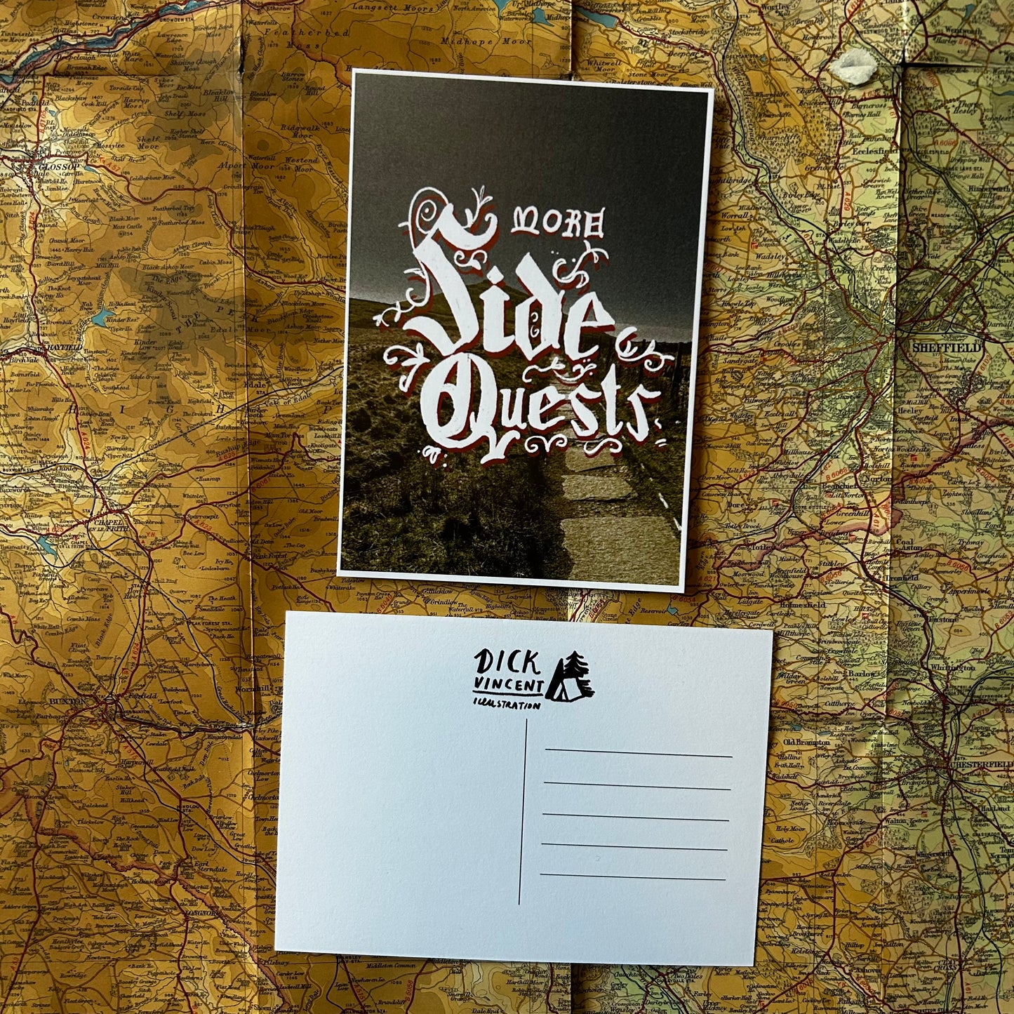 Side Quests postcards