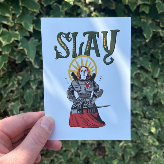 Slay postcard