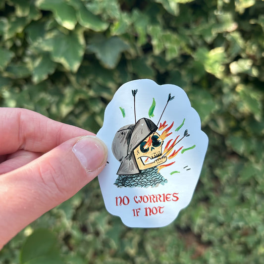 No worries if not sticker