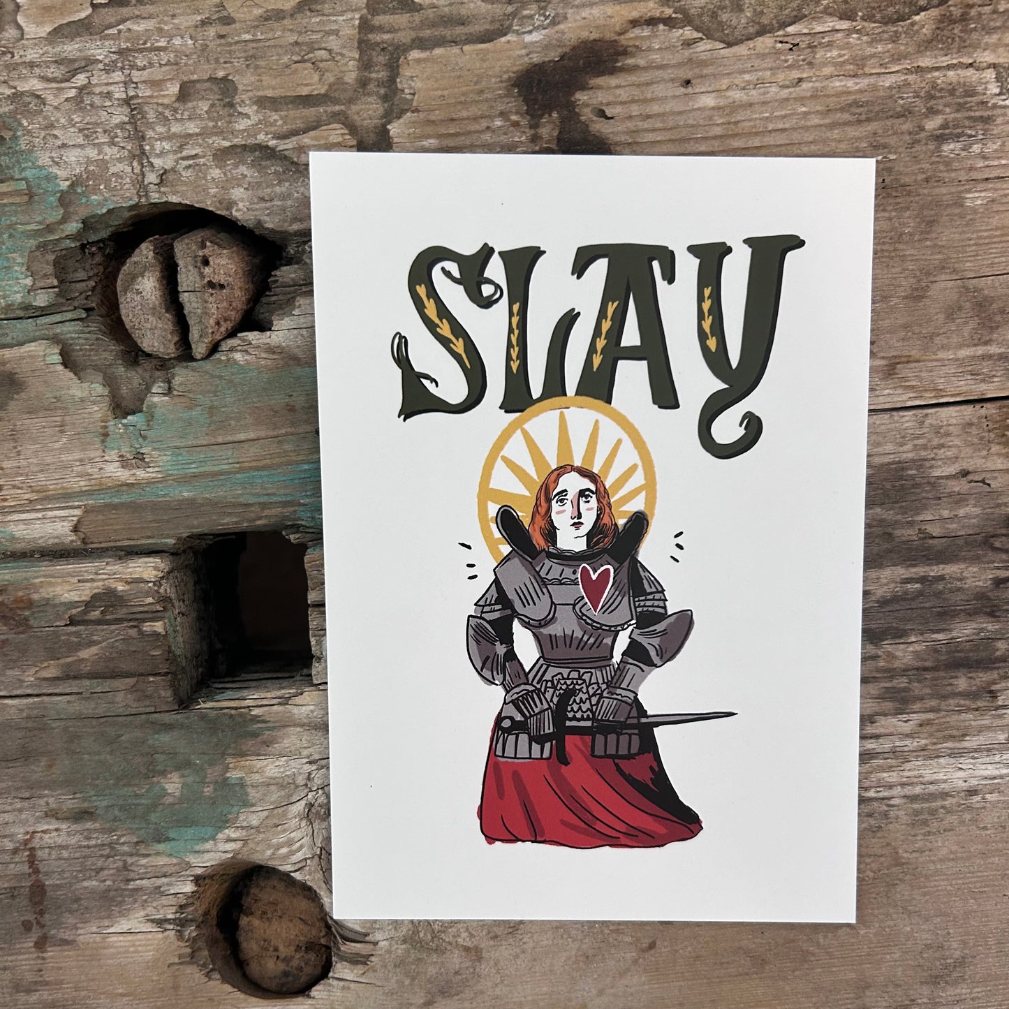 Slay postcard