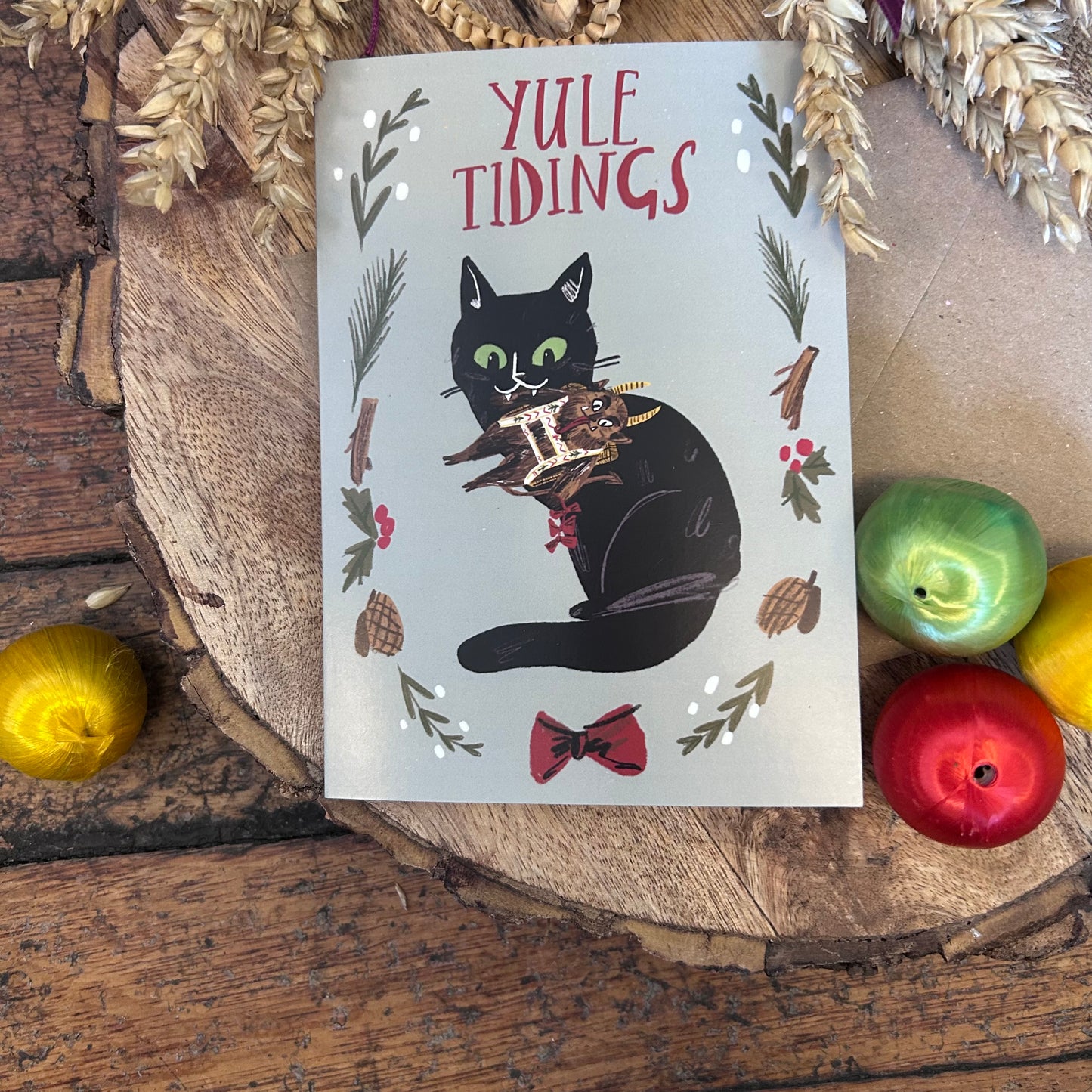 Yule cat card