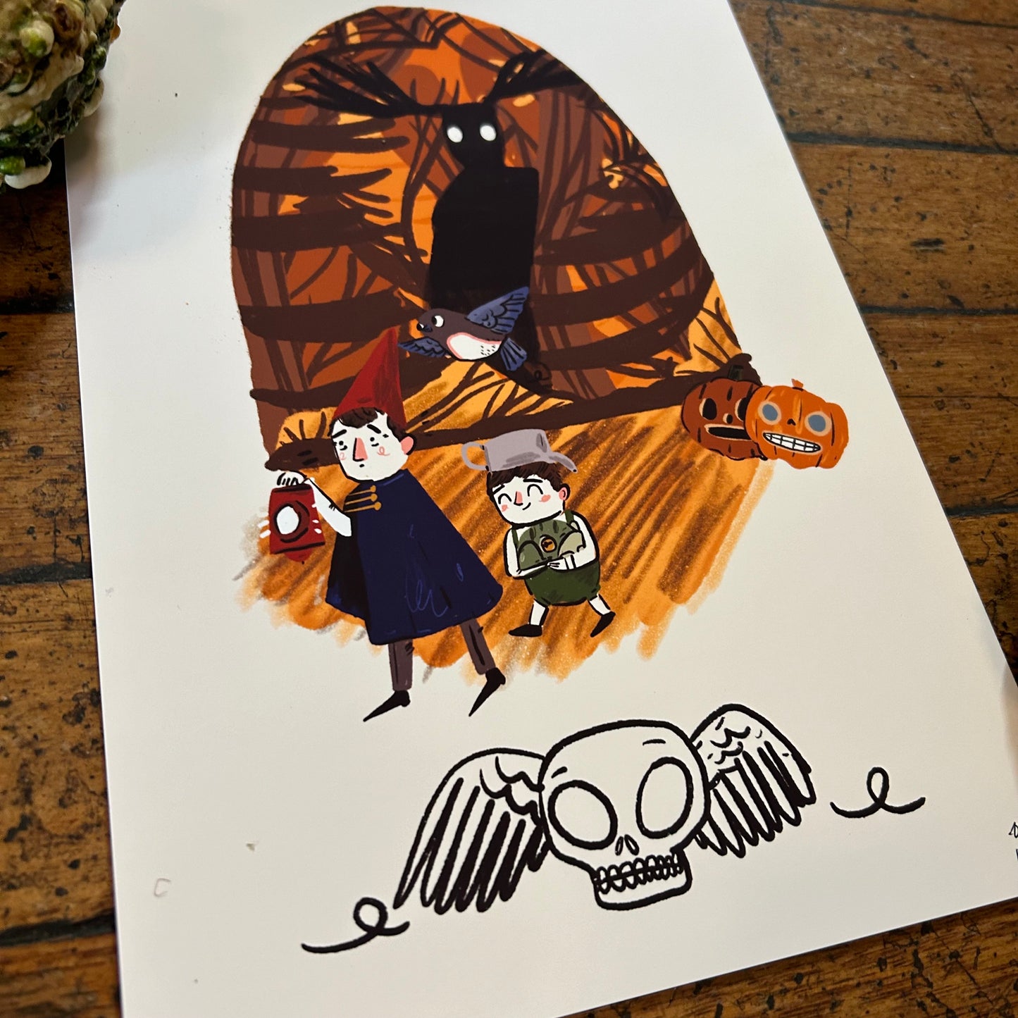 Over the garden wall print