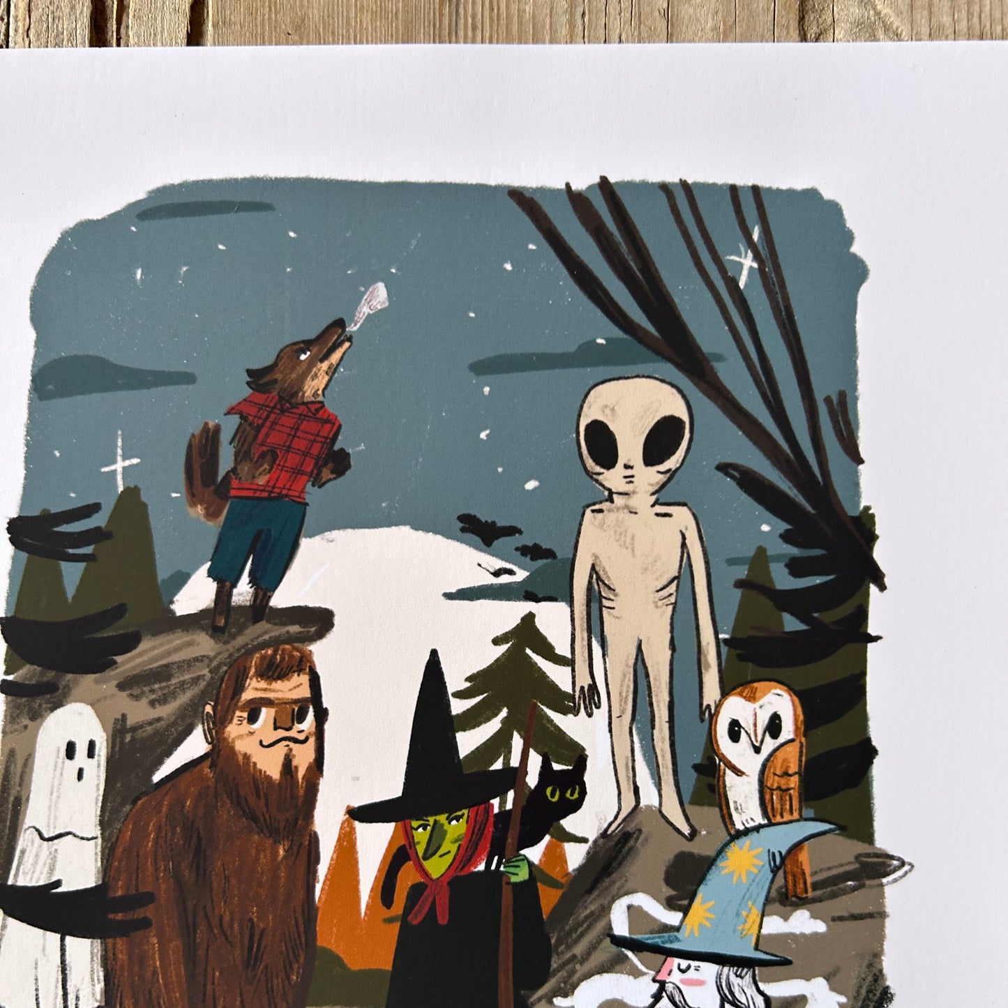 Make the outdoors weird print