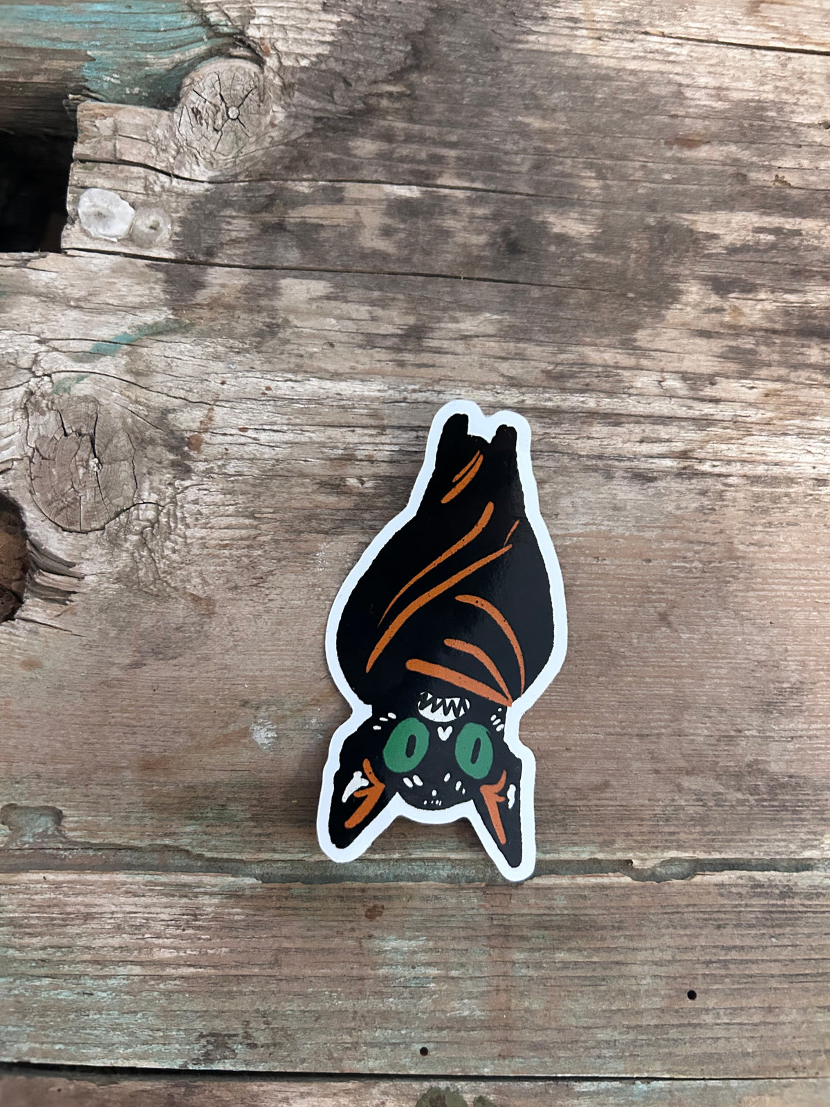 Halloween bat sticker