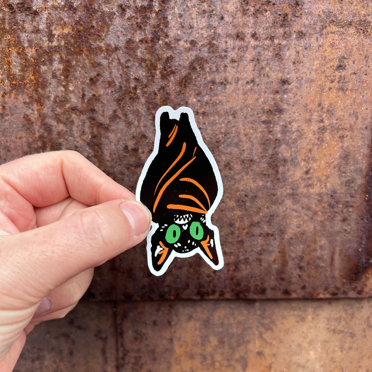 Halloween bat sticker