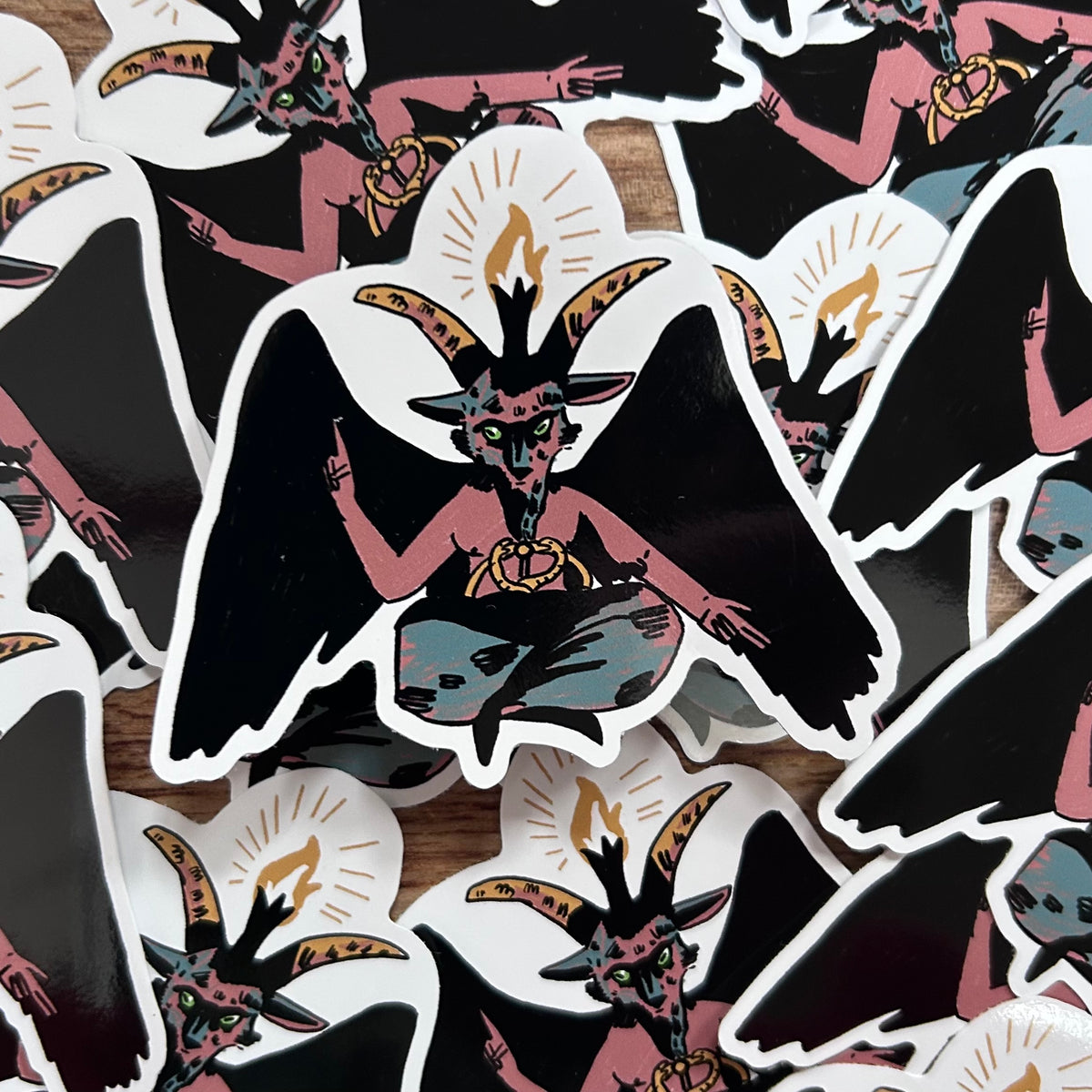 Baphomet stickers