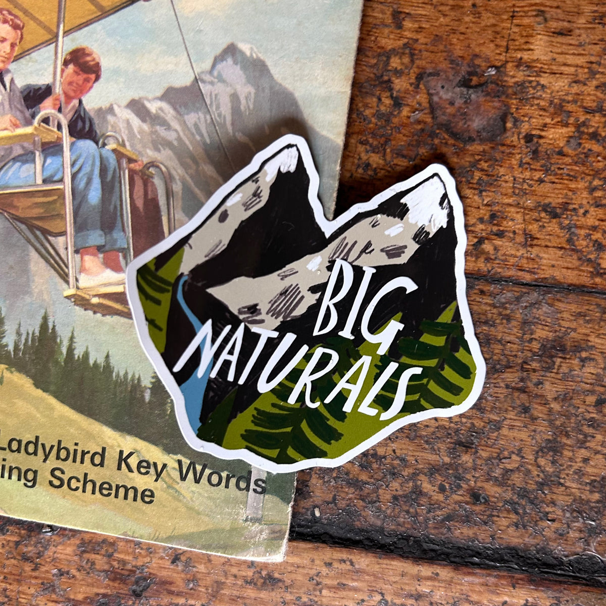 Big naturals sticker