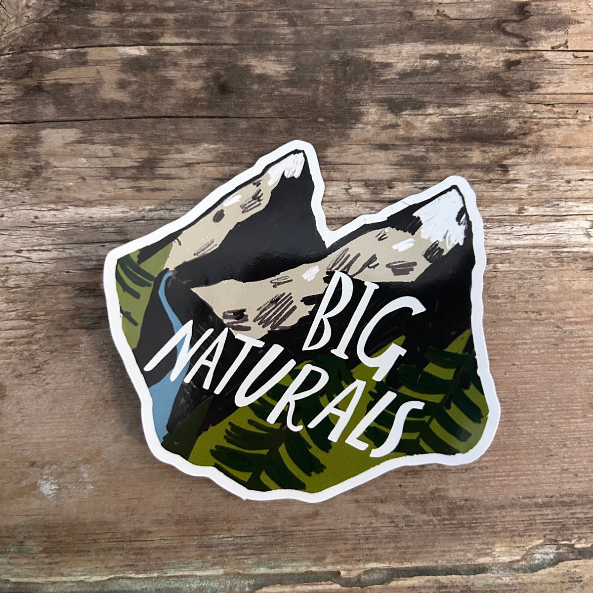 Big naturals sticker