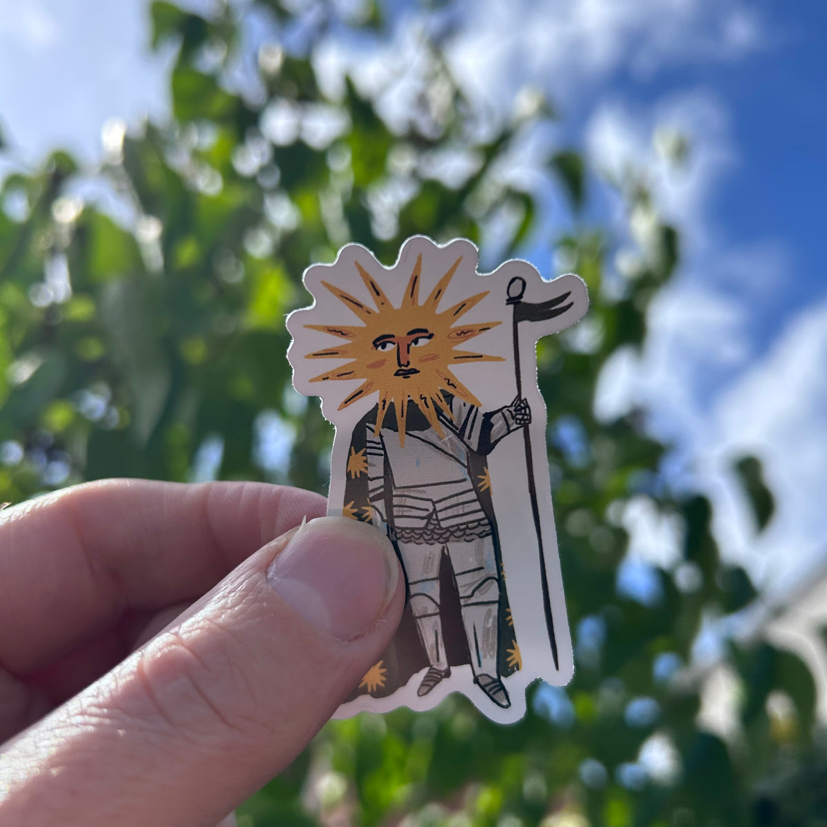 Sun knight sticker
