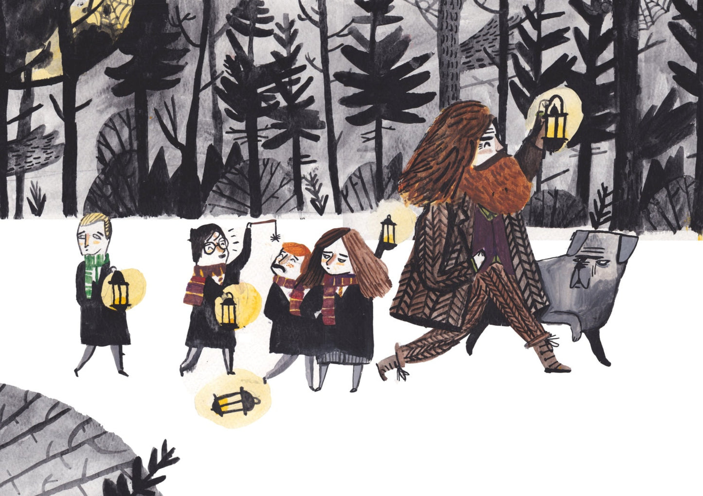 Harry Potter in the Forbidden Forrest