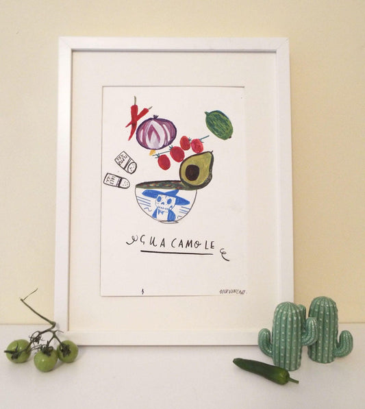 Guacamole Original Illustration