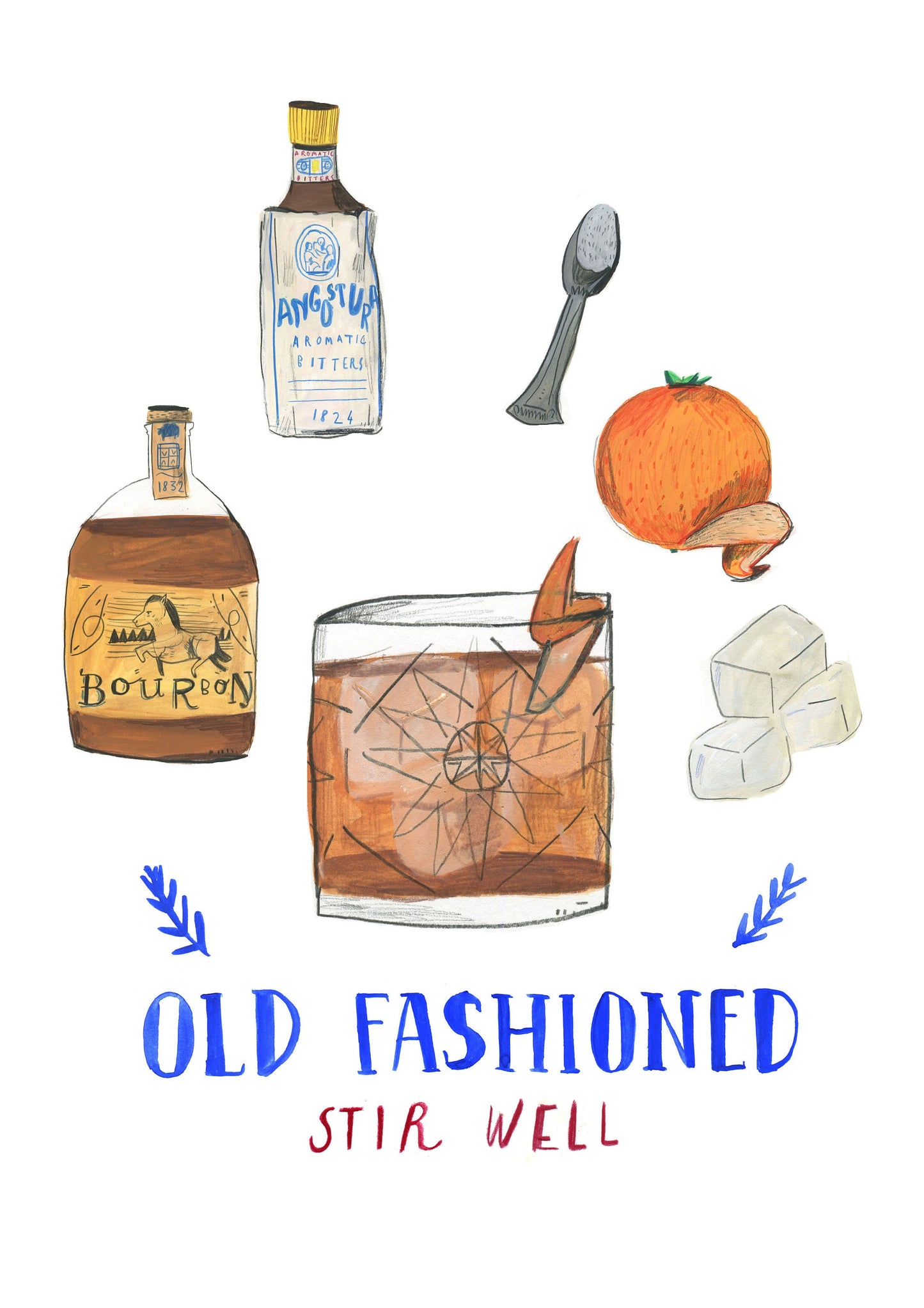 Old Fashioned Print