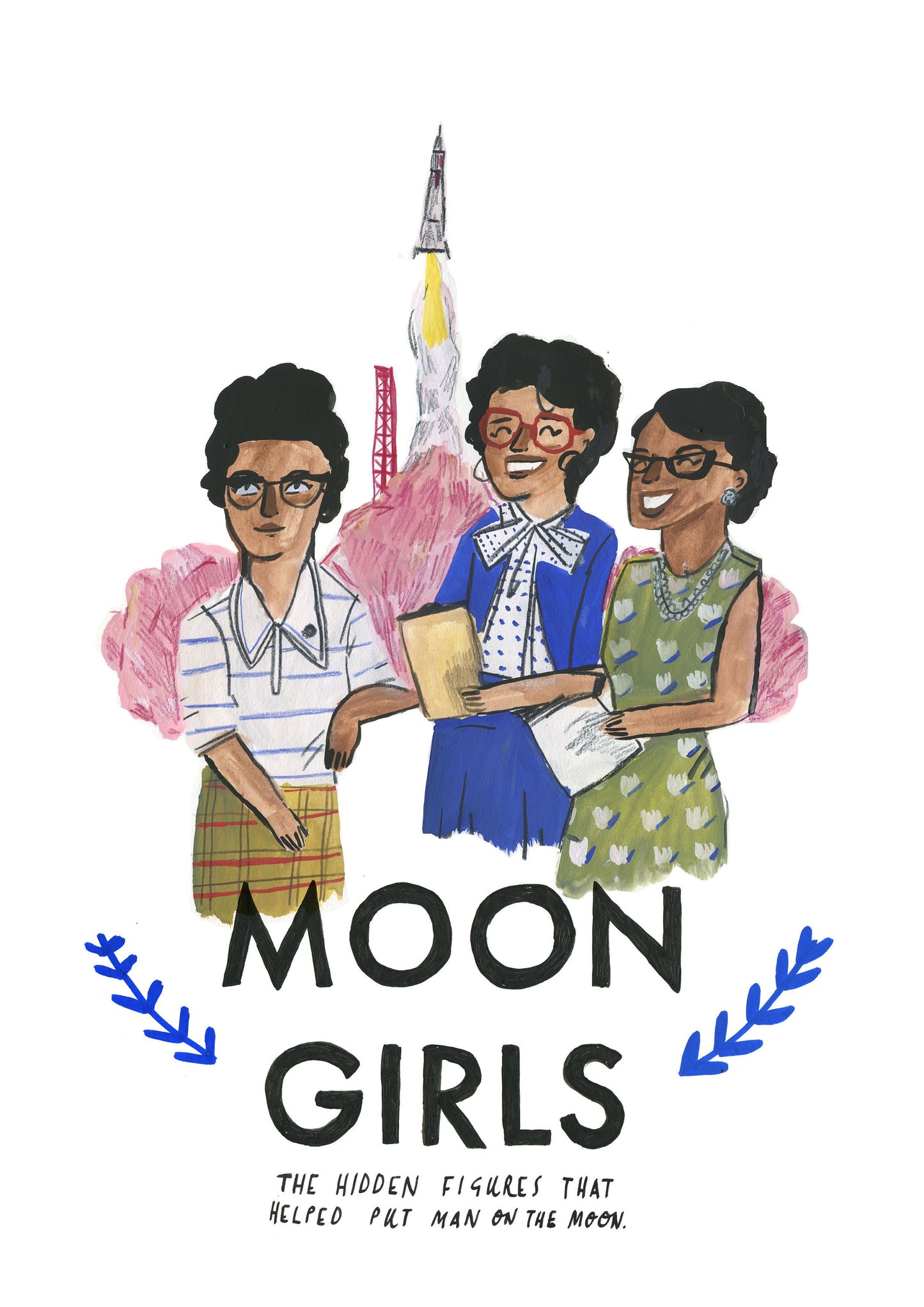 Moon Girls Print