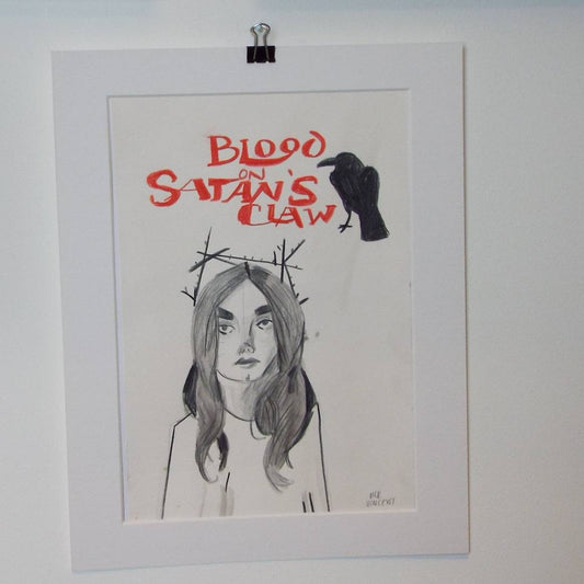 Blood On Satans Claw Original Illustration