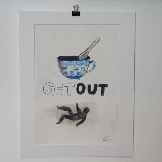 Get Out Original illustration