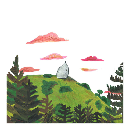 White Nancy Square Prints