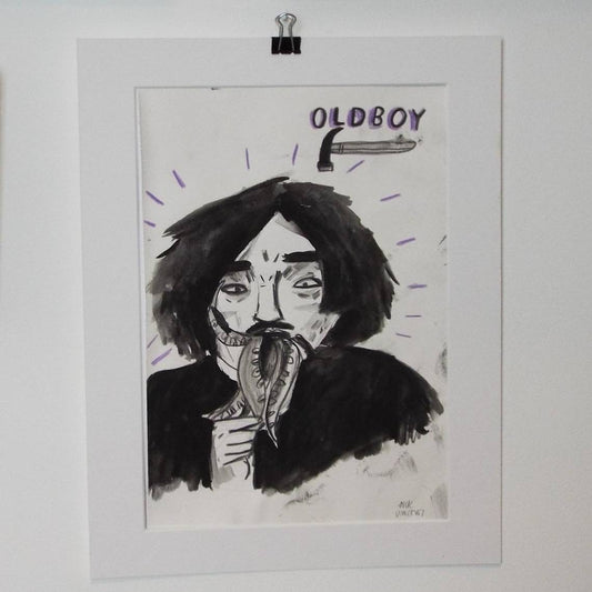 Old boy Original illustration