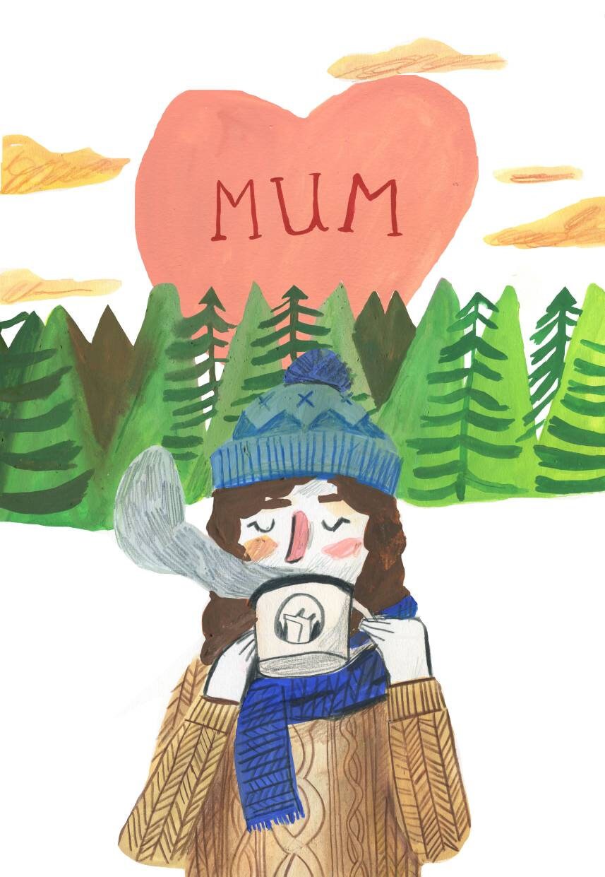 Mum brew greetings card