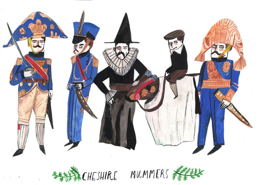 Cheshire Mummers Print