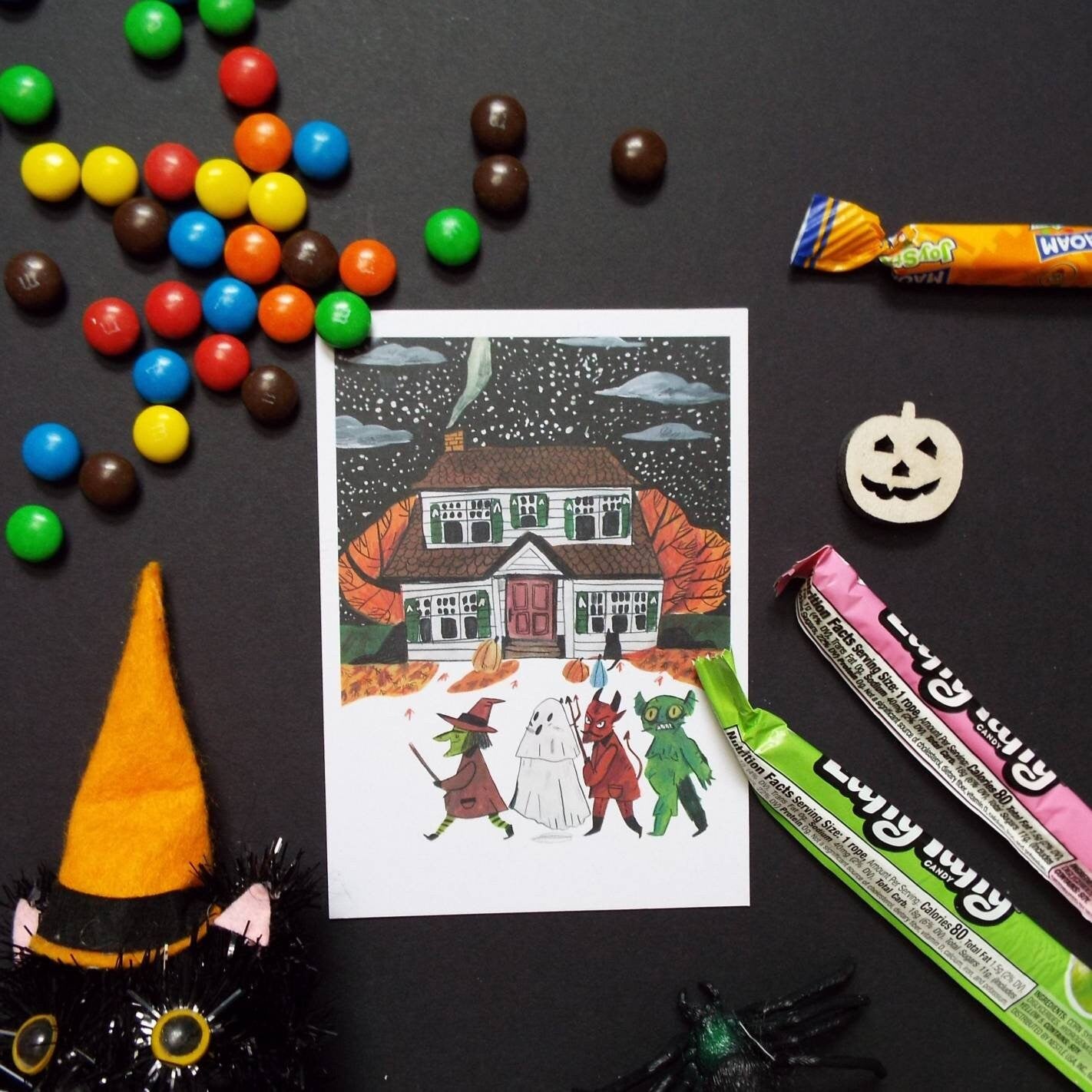 Trick or Treat Postcard