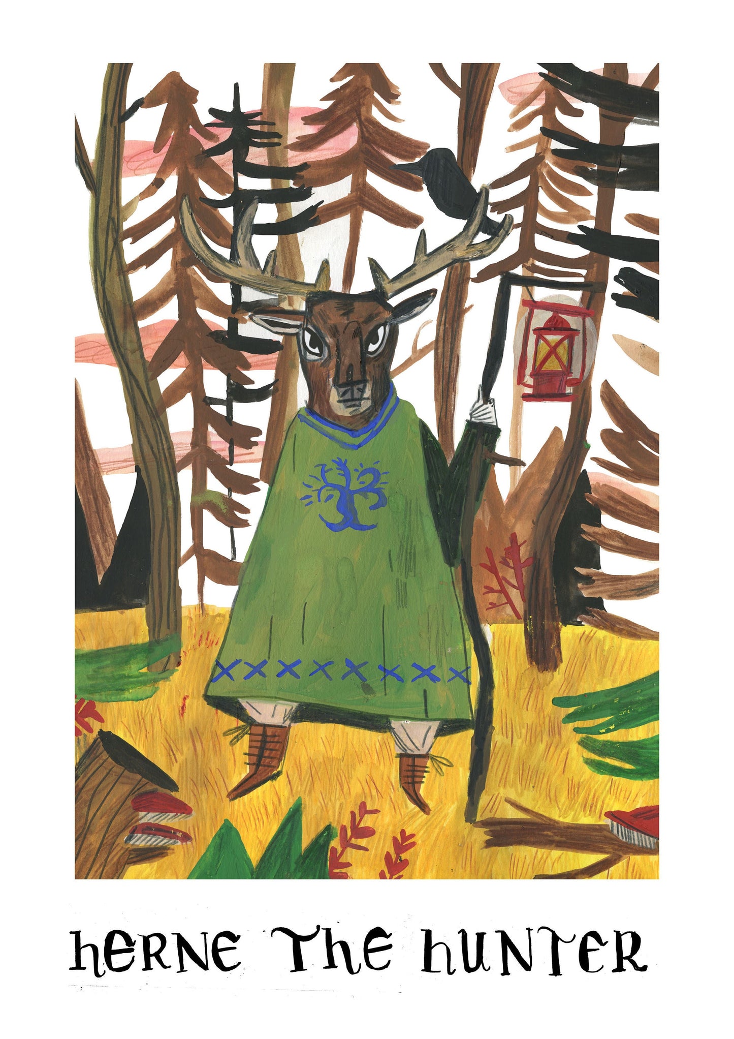 NEW// Herne the Hunter Postcard