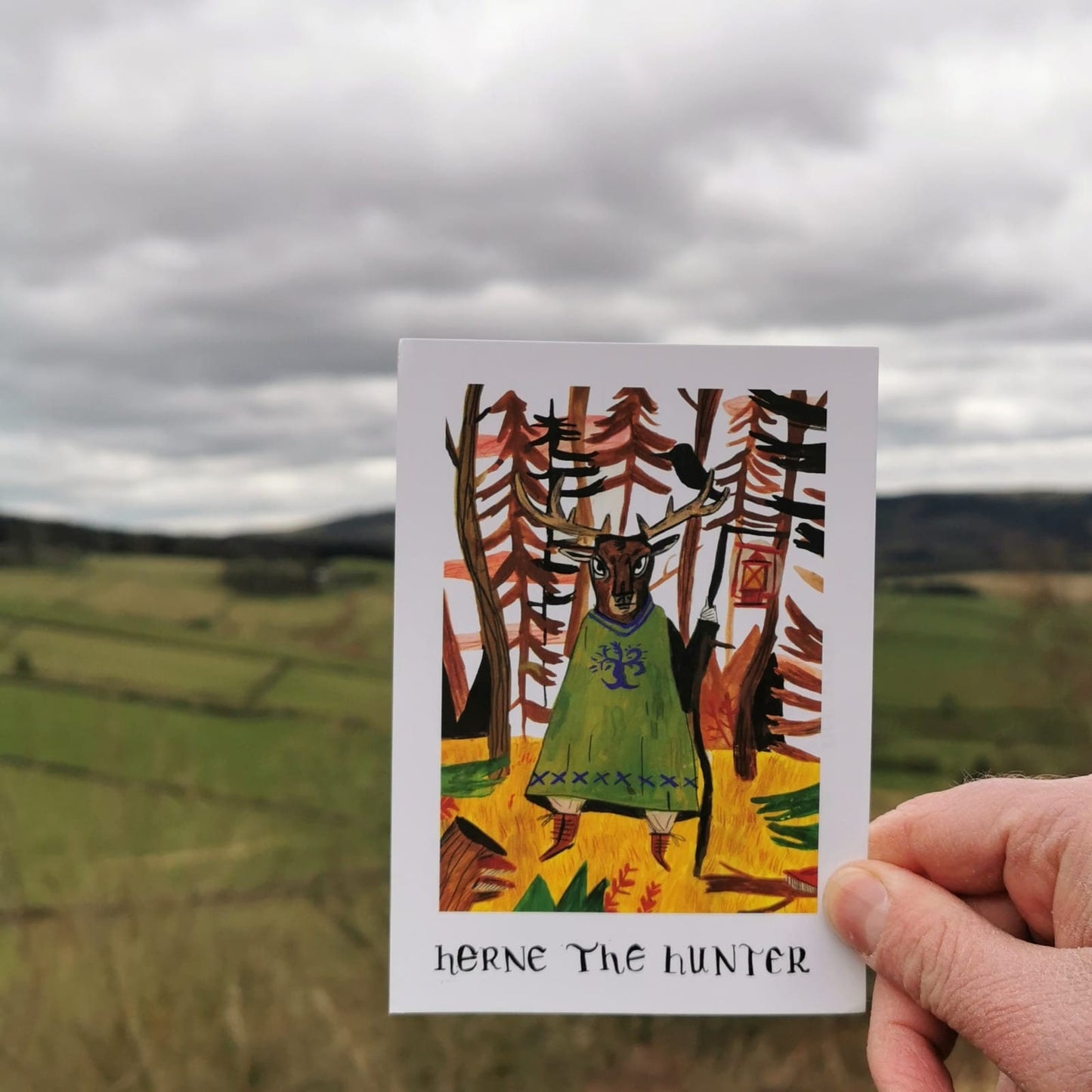 NEW// Herne the Hunter Postcard