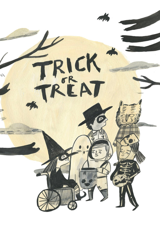 Trick or Treating Print