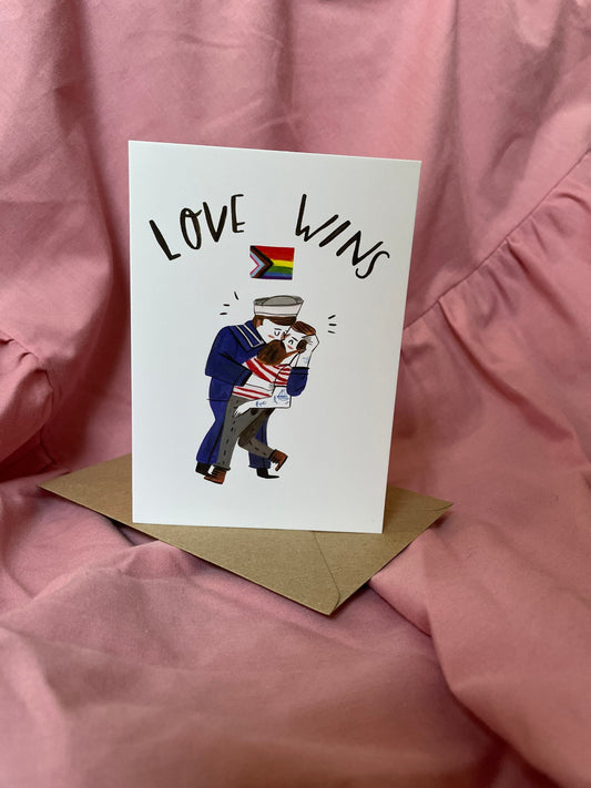 Love Wins Greetings Card