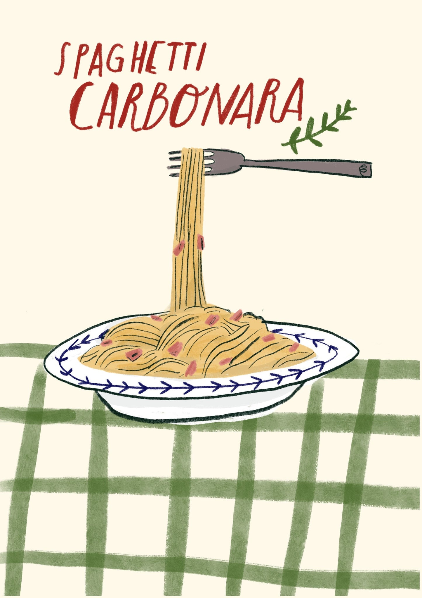 Carbonara Print