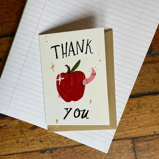 Thank you/teacher card