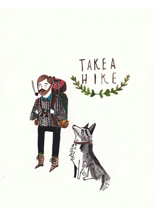 A6 Take a Hike Postcard