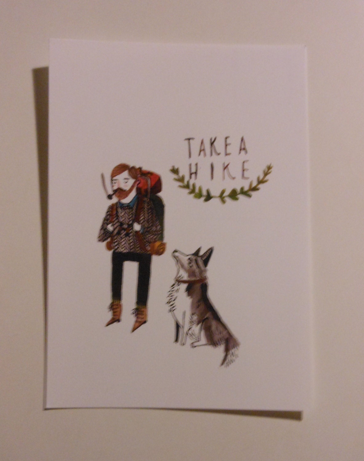 A6 Take a Hike Postcard