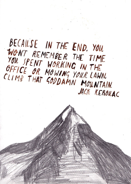 Jack Kerourac Postcard